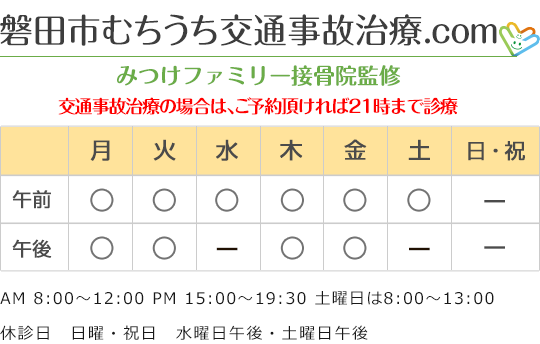 磐田市むちうち交通事故治療.com